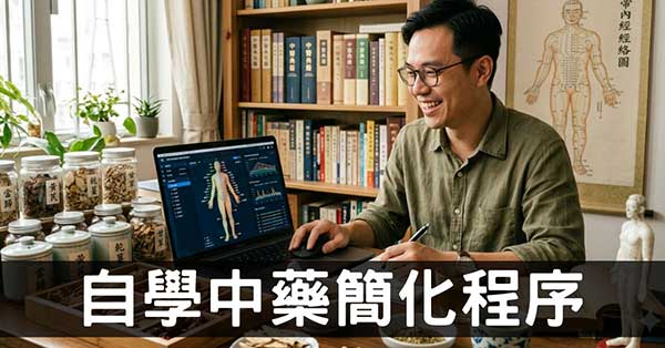 從自己的經絡數據,簡化自學中藥的原理與方法!
