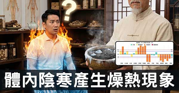 體內陰寒所展現的燥熱現象?從寒熱指數探討真相!