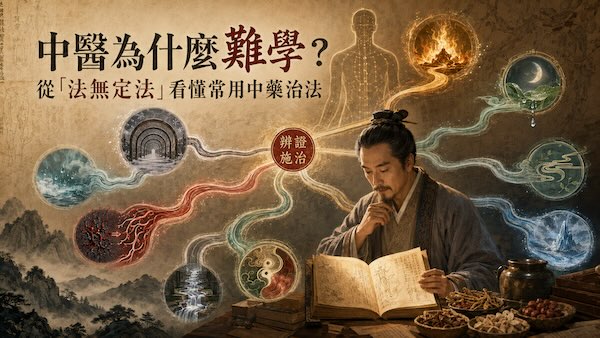 中醫為什麼難學？從「法無定法」看懂常用中藥治法