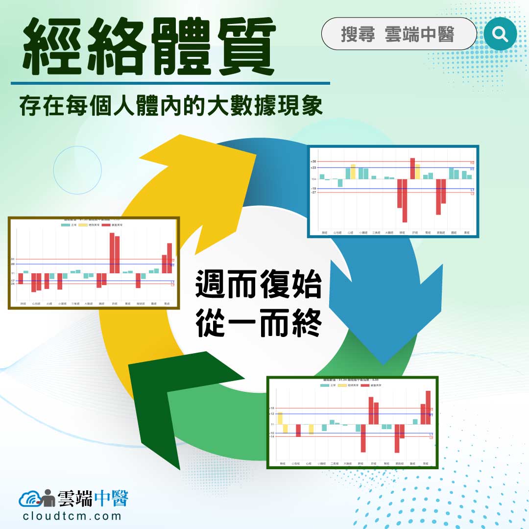 類聚演算法分類經絡型態，如何歸納出經絡體質？