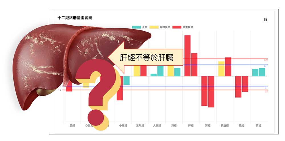 良導絡判讀1: 良導絡所檢測的是經絡,不是疾病!