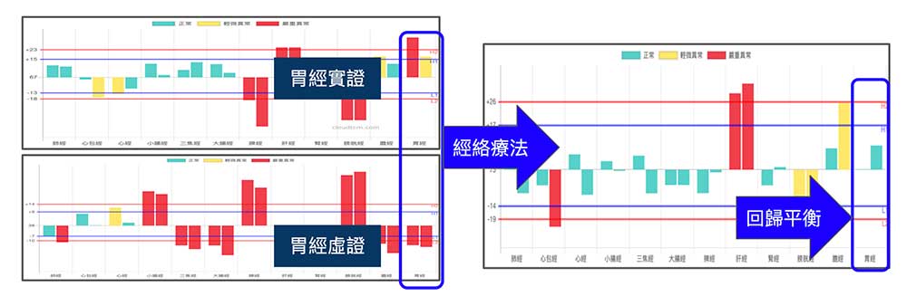 運用經絡療法，不論實證虛證最終將回歸平衡