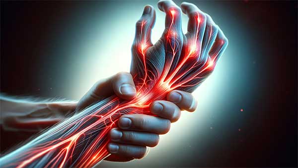 三焦經、大腸經異常的時候，很容易出現手腕痛
