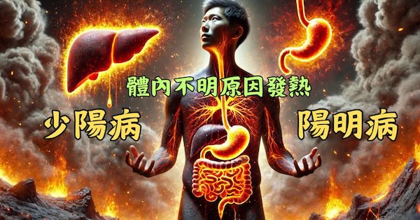 少陽病及陽明病，會出現不明原因的發熱