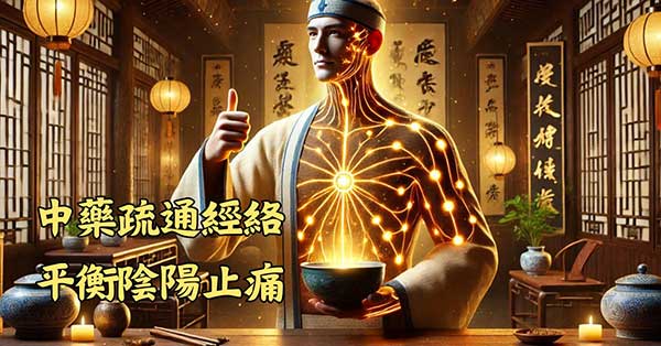 運用中藥止痛，效果非常快速