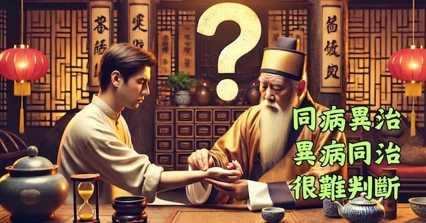 中醫診斷同病異治、異病同治其實很困難
