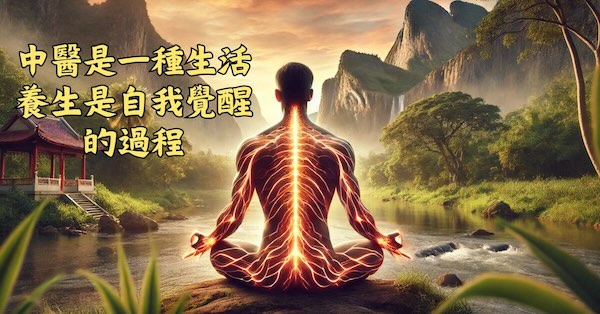 中醫是一種生活，養生是自我覺醒的過程