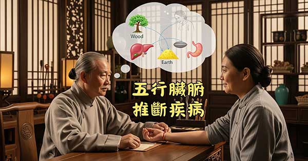 透過五行臟腑的推演，可以預測疾病