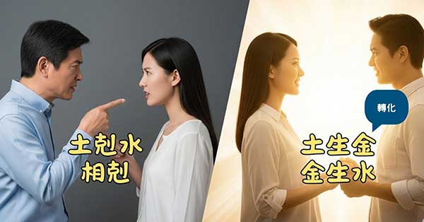 透過五行的力量，可以轉化人我關係