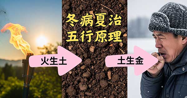三伏貼的五行原理，是基於相生原則