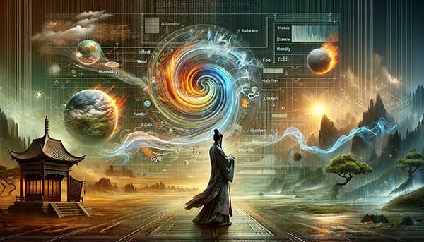 古人研究自然界氣候與人體生理病理變化關係