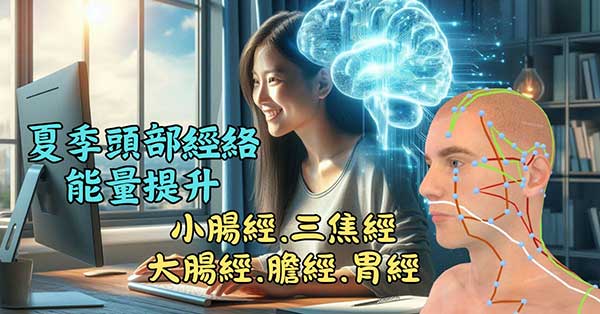 夏季通往頭部的經絡能量提升