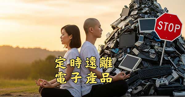 在火運時期，要定時遠離電子產品