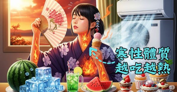 寒性體質的人，吃寒涼食物會越來越熱