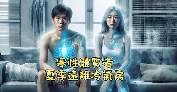 寒性體質的人，在夏季要遠離冷氣房