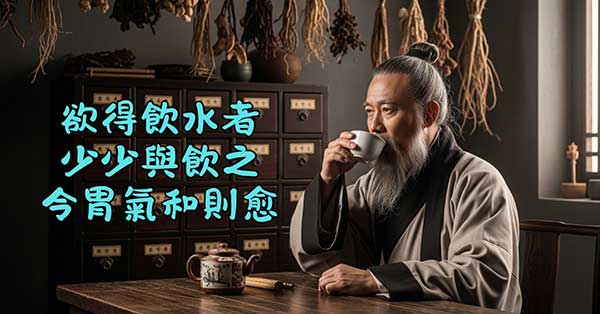 古人發現，小量喝水也能治病