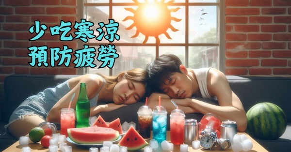 少吃寒涼食物的本身，就可以預防疲勞