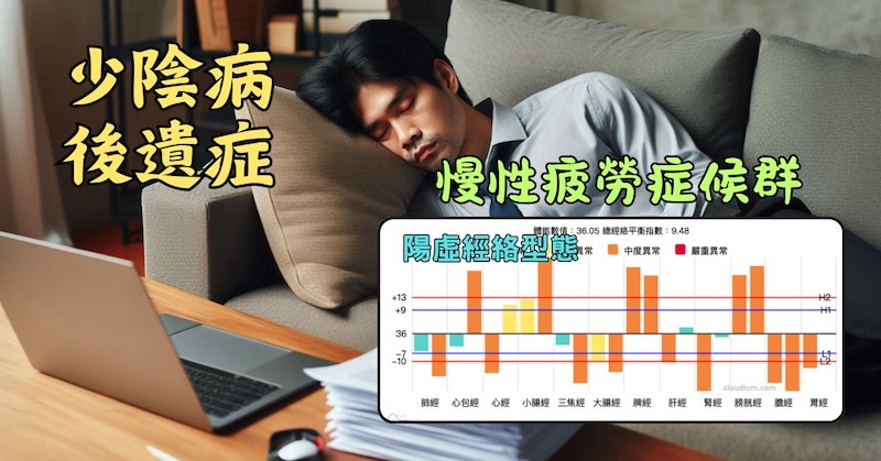 慢性疲勞症候群，本質上是少陰病後遺症