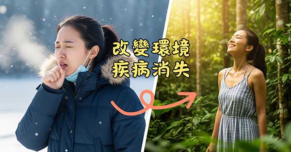 改變生活環境，也可以讓疾病消失