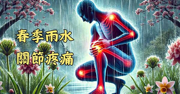 春季雨水漸增，潮濕造成關節疼痛