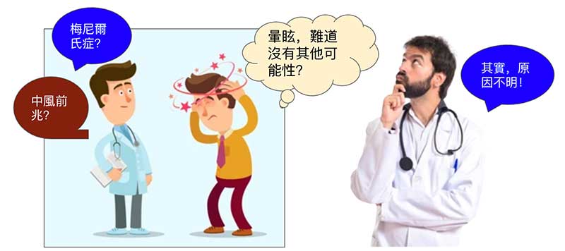 暈眩原因不明