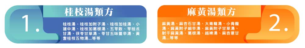 桂枝湯與麻黃湯類方