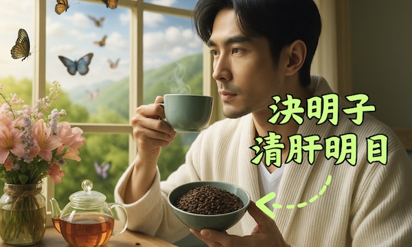 決明子具有清肝名目，止眼睛癢的功效