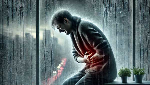 下雨天濕氣會引發體內的疼痛