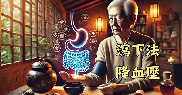 運用瀉下法，竟然也可以降血壓