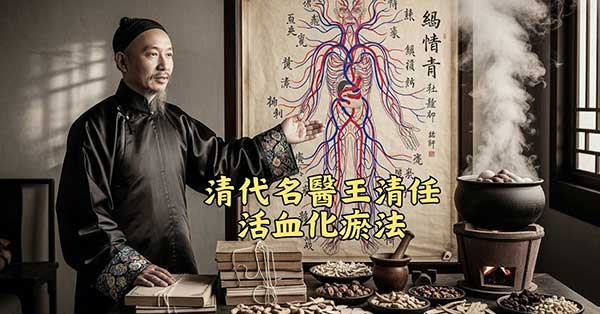 清代名醫王清任提出活血化瘀各種方劑