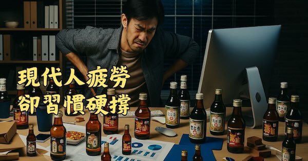 現代人長期疲勞累積，但總是習慣硬撐
