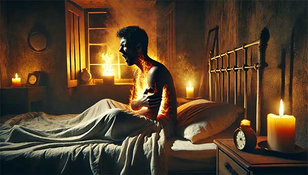 長期睡眠障礙，會造成體內長期火熱