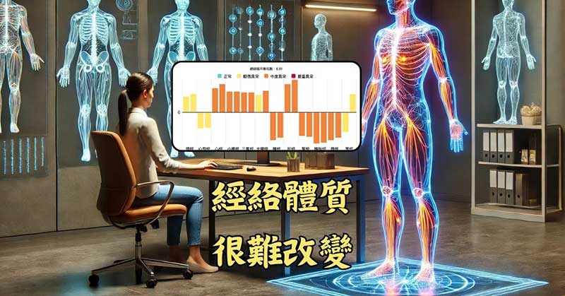 從數據中證明，經絡體質現象很難改變