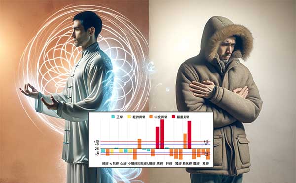 不少練習氣功的人，平時都是寒性陽虛經絡體質
