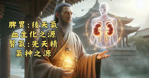 腎與脾胃是先天與後天氣血之源