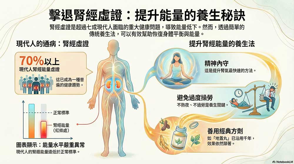 腎經虛證必須注意養生