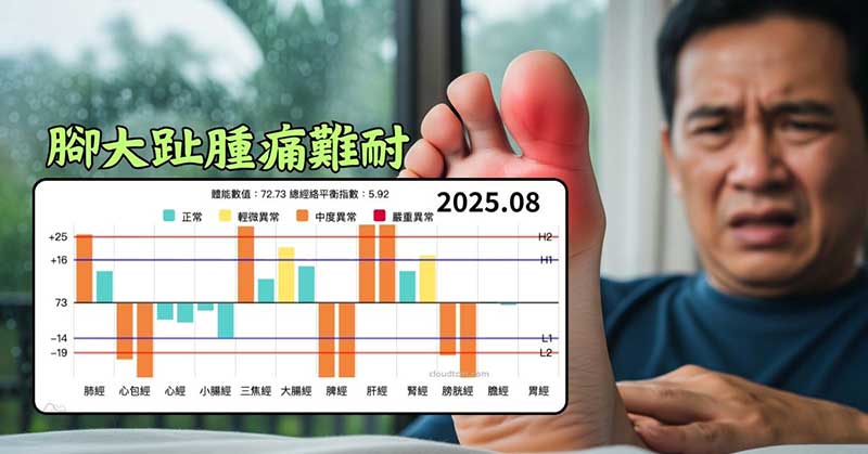濕熱長夏出現腳大趾腫痛現象，運用三妙散速解