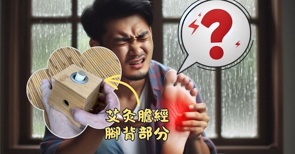 艾灸腳背膽經部位，取得良好效果