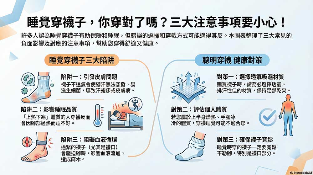 穿襪子注意事項