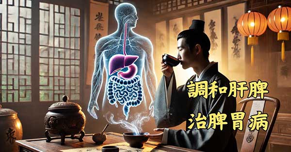 古人調和肝脾，治療各種脾胃疾病