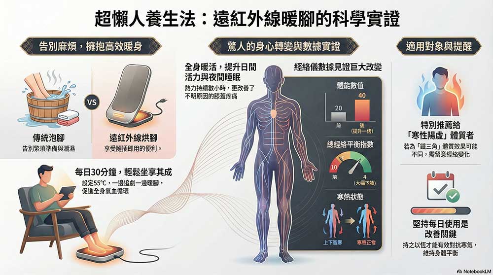 超懶遠紅外線養生法，每個人都做得到