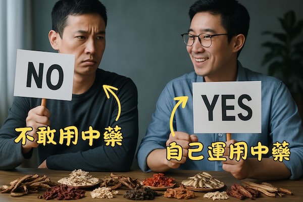 會員中對於運用中藥的看法，相當極端