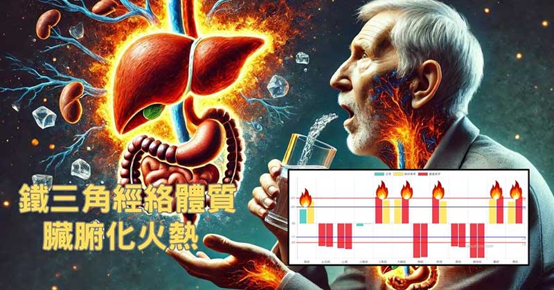 鐵三角經絡體質最終化為火熱狀態