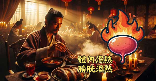 體內濕熱的人，膀胱也容易濕熱