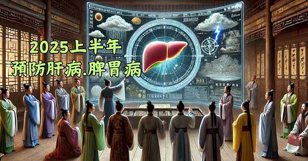 2025年上半年，要預防肝病、脾胃病