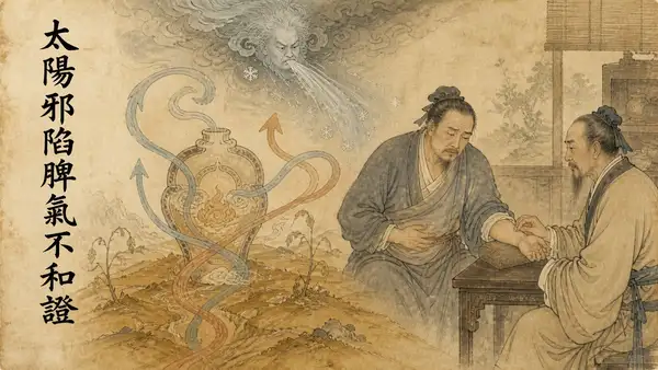 太陽邪陷脾氣不和證