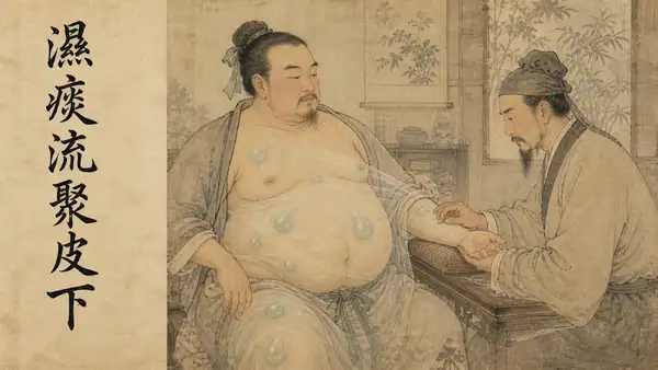 濕痰流聚皮下
