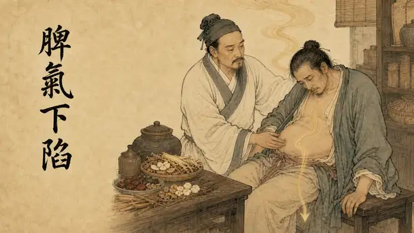 脾氣下陷