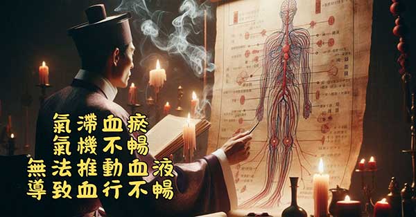 古人發現氣滯血瘀的現象