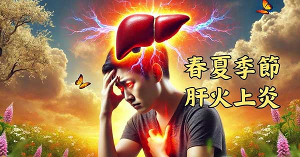 春夏季節容易出現肝火上炎證